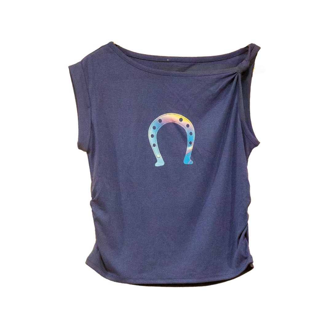 Horseshoe Knot, blue