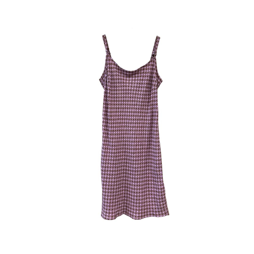 Nightgown Slip Dress, mauve