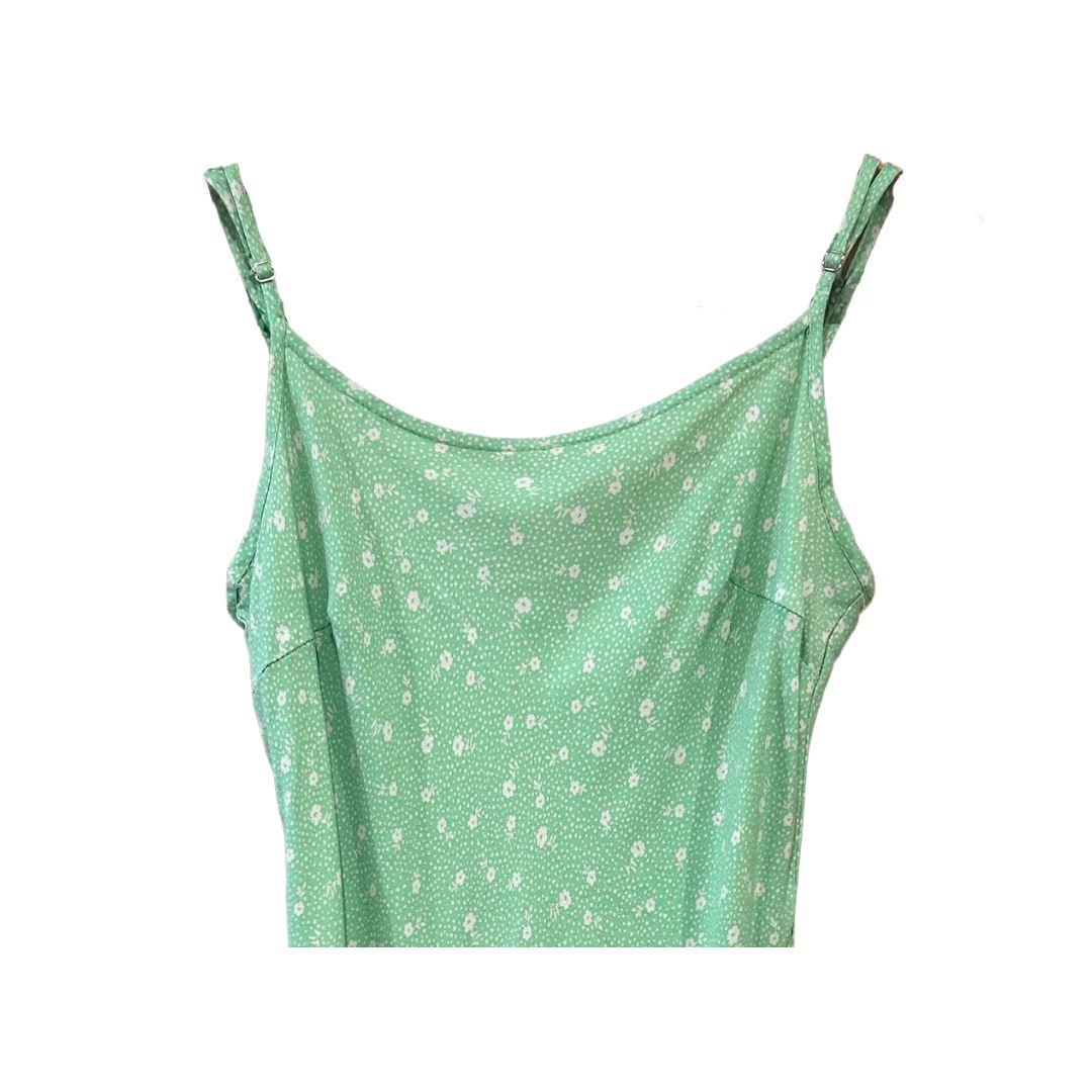 Nightgown Slip Dress, minty green